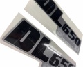 Suzuki DL 650 V strom 2007 2008 silver fooqs motorcycle decals aufkleber