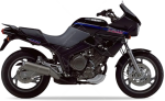 Yamaha TDM 850 1991-1992 nero 2 adesivi