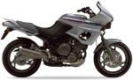 Yamaha TDM 850 1991-1992 grigio 2 adesivi