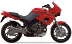 Yamaha TDM 850 1991-1992 rosso 1 adesivi