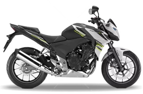 Honda CB 500 F 2015 black white fooqs naklejki moto sticker tal mutur oem original