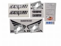 Honda NT 700 V Deauville 2006 2010 white fooqs naklejki motostickers decals replica autocolante pentru motociclete oem original