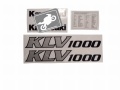 Kawasaki KLV 1000 2004 orange fooqs naklejki moto sticker tal mutur oem original