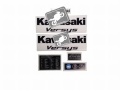 Kawasaki Versys 650 2008 2009 green red orange silver white fooqs naklejki moto sticker налепнице за мотоцикле oem original