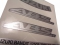 Suzuki Gsf 1250 s Bandit 2007 graphite fooqs naklejki motodecals motocikla uzlīmes oem original