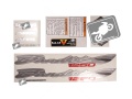 Suzuki Gsf 1250 s Bandit 2007 graphite fooqs naklejki motostickers decals replica mótorhjóllímiðar oem original