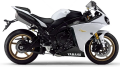 Yamaha YZF R1 2012 white fooqs naklejki motostickers decals replica motorcykel stickers oem original