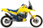 Suzuki DR 800 S 1998 gelb Aufkleber