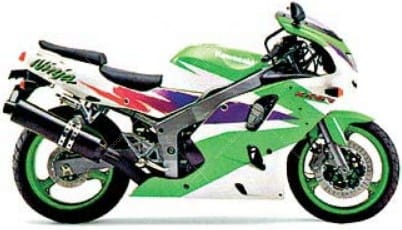 Kawasaki ZX 6R 1995 green fooqs naklejki stickers decals aufkleber oem motorcycle shop original parts nálepky kleepsud etiketler