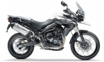 Triumph Tiger 800 XC 2011-2012 blanco pegatinas