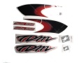 Yamaha TDM 850 1996 1998 red fooqs naklejki stickers decals aufkleber oem motorcycle original shop parts nalepke naljepnice lipdukai