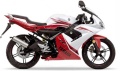 Yamaha TZR 50 2007 red fooqs naklejki motor stickers parts motorhjollimiar oem original