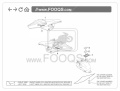 Kawasaki Versys 650 2008 2009 naklejki fooqs naklejki stickers decals aufkleber oem paint parts color code adesivi adesivo autocollants 2