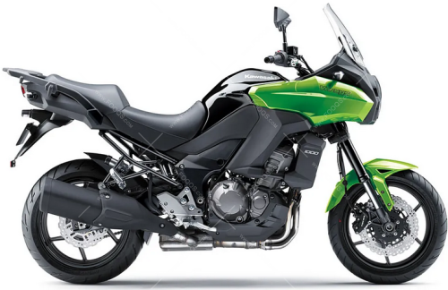 Kawasaki Versys 1000 2012 2014 green 17P fooqs naklejki motodecals autocolante pentru motociclete oem autocollants adesivi naklejki nalepky adhesivos nalepky oem original