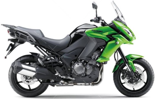 Kawasaki Versys 1000 2015 green black naklejki fooqs moto stickers decals adesivi autocollants adhesivos aufkleber oem