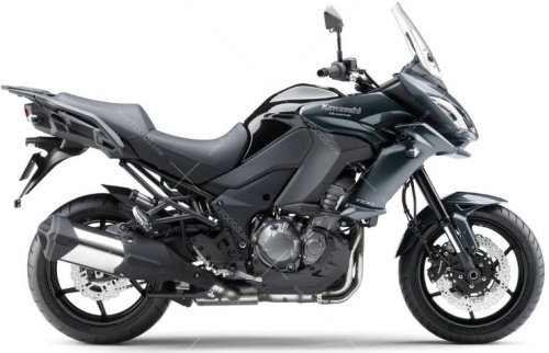 Kawasaki Versys 1000 2016 grey black naklejki fooqs moto stickers decals adesivi autocollants adhesivos aufkleber oem