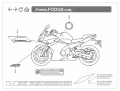 Yamaha xj 6 diversion 2012 2013 fooqs motorcycle stickers aufkleber motorrad adesivi