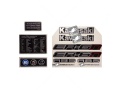Kawasaki Er 6n 2012 black 660 fooqs naklejki motor stickers parts mótorhjóllímiðar oem original