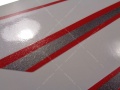 Yamaha TZR 50 2003 red fooqs naklejki motor sticker 摩托車貼紙 oem original