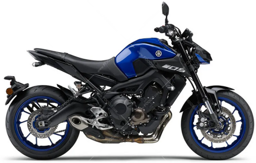 Yamaha MT 09 2019 2020 blue naklejki naklejki fooqs stickers aufkleber adesivi adhesivos motostickers oem