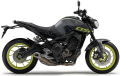Yamaha MT 09 2016 grey yellow naklejki fooqs motorcycle decals aufkleber adesivi stickers