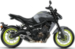 Yamaha MT 09 2017 grigio adesivi
