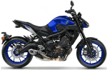 Yamaha MT 09 2017 azzurro adesivi