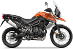 Triumph Tiger 800 XCA 2018-2020 naranja pegatinas