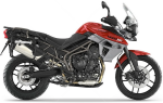 Triumph Tiger 800 XRT 2016-2017 rojo pegatinas