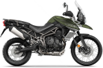 Triumph Tiger 800 XCX 2018-2020 verde oscuro mate pegatinas