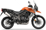 Triumph Tiger 800 XCX 2018-2020 naranja pegatinas