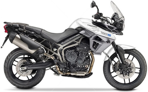 Triumph Tiger 800 XR 2015 2016 white naklejki fooqs naklejki stickers decals aufkleber oem paint parts color code adesivi adesivo autocollants