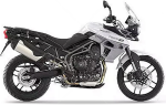 Triumph Tiger 800 XR 2017 blanco pegatinas