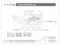Triumph Tiger 800 XR 2015 2016 2017 naklejki fooqs naklejki stickers decals aufkleber oem paint parts color code adesivi adesivo autocollants