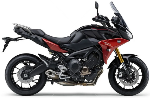 Yamaha MT 09 Tracer GT 2018 2020 gray MDNM6 naklejki fooqs naklejki motostickers decals replica motorcykel stickers oem original