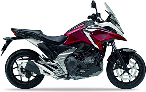 Honda NC 750 X 2023 red R381 fooqs naklejki stickers decals aufkleber oem motorku nalepke za motorna