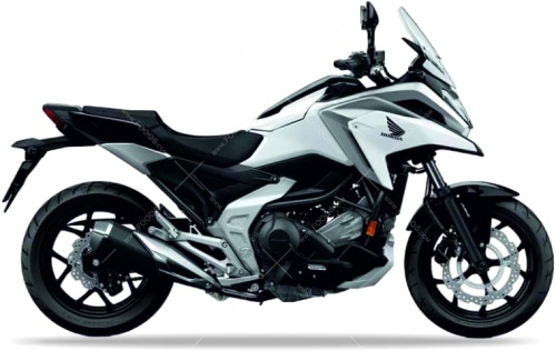 Honda NC 750 X 2021 white NHB53 fooqs naklejki stickers decals aufkleber oem kolesa motosiklet çıkartmalar