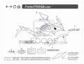 Honda NC 750 X 2021 2022 2023 fooqs naklejki stickers decals aufkleber oem pentru motociclete налепнице