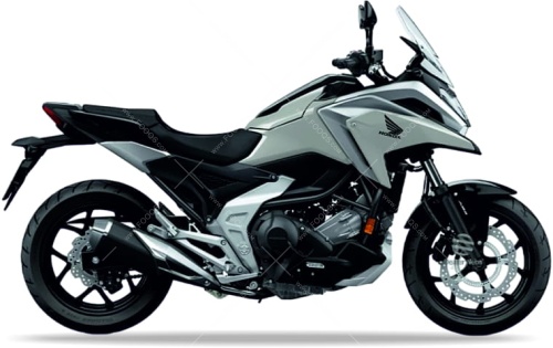 Honda NC 750 X 2023 white NHC47 fooqs naklejki stickers decals aufkleber oem kolesa motosiklet çıkartmalar