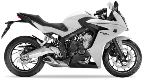 Honda CBR 650F 2014 2015 White NHA96 fooqs naklejki stickers decals aufkleber oem adesivi adesivo autocollants