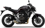 Yamaha MT 07 2014 viola scuro adesivi