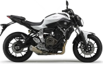 Yamaha Mt 07 2015 bianco adesivi