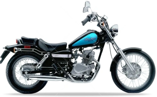 Honda CA 125 Rebel 1995 1999 blue fooqs naklejki motor sticker стикери за мотори 2