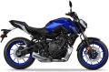 Yamaha MT 07 2021 blue fooqs stickers oem decals aufkleber adesivi autocollants parts custom accessories