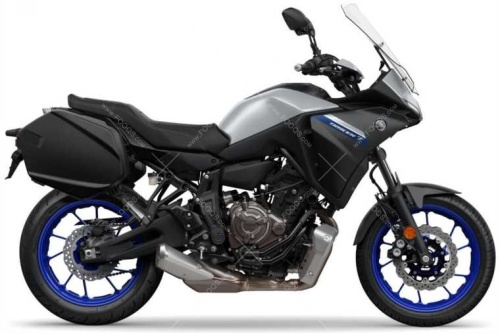 Yamaha MT 07 Tracer GT 2021 silver fooqs stickers oem decals aufkleber adesivi autocollants aftermarket motocikla uzlīmes motorfiets autocolante pentru motociclete nalepke za motorna kolesa