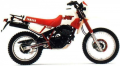 Yamaha XT 350 1990 red white fooqs naklejki moto sticker naljepnice za motocikl