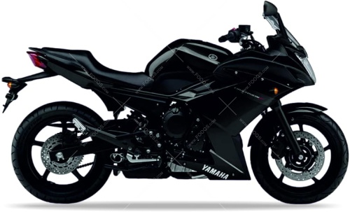 Yamaha XJ 6 Diversion F 2011 black SMX fooqs naklejki decals stickers naljepnice aufkleber oem paint parts color code adesivi adesivo autocollants