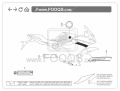 Yamaha XJ6 Diversion F 2010 2011 blue VPBC5 fooqs naklejki decals stickers naljepnice aufkleber oem paint parts color code adesivi adesivo autocollants