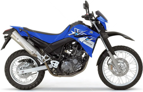 Yamaha XT 660R 2007 blue E fooqs naklejki stickers decals aufkleber oem motorcycle parts shop original kleepsud lipuķi Stickeren