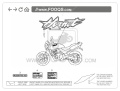 Honda CB 600 F Hornet 1998 2000 fooqs naklejki decals oem autocollants adesivi naklejki nalepky adhesivos nálepky 1